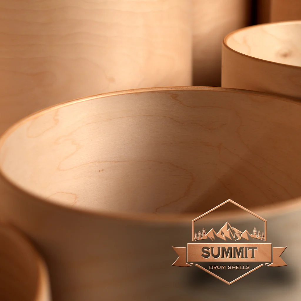 Summit Drum Shells - Birch Sizes 8 - 22'' - Image 11
