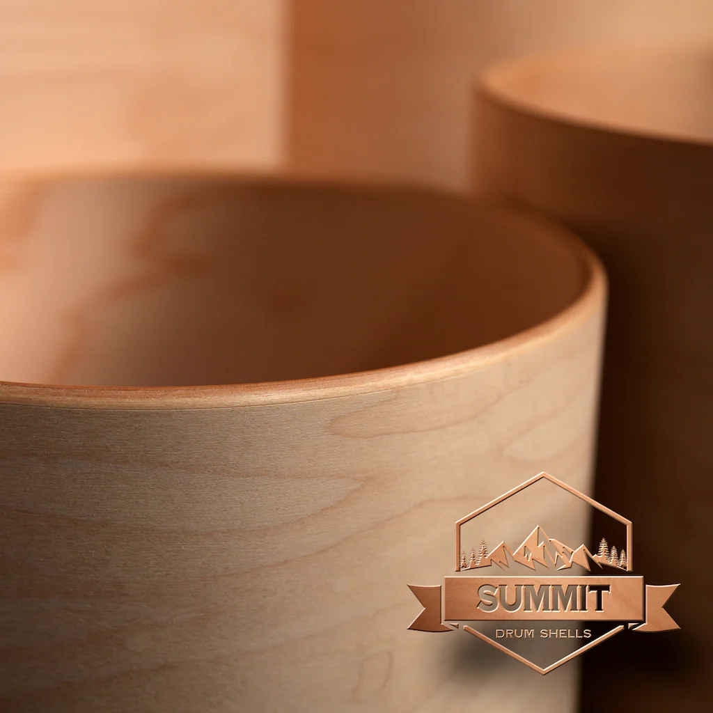 Summit Drum Shells - Birch Sizes 8 - 22'' - Image 3