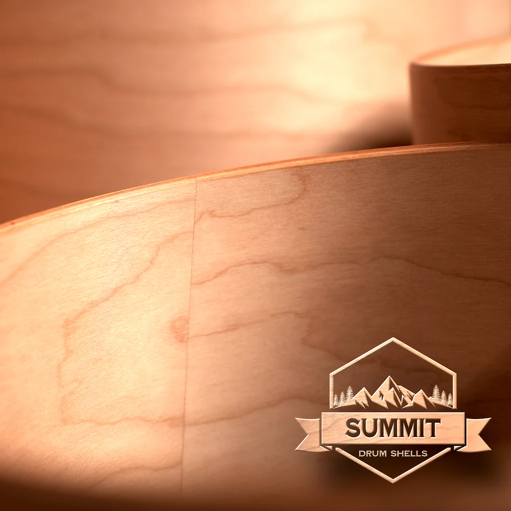 Summit Drum Shells - Cherry Sizes 8 - 22'' - Image 4