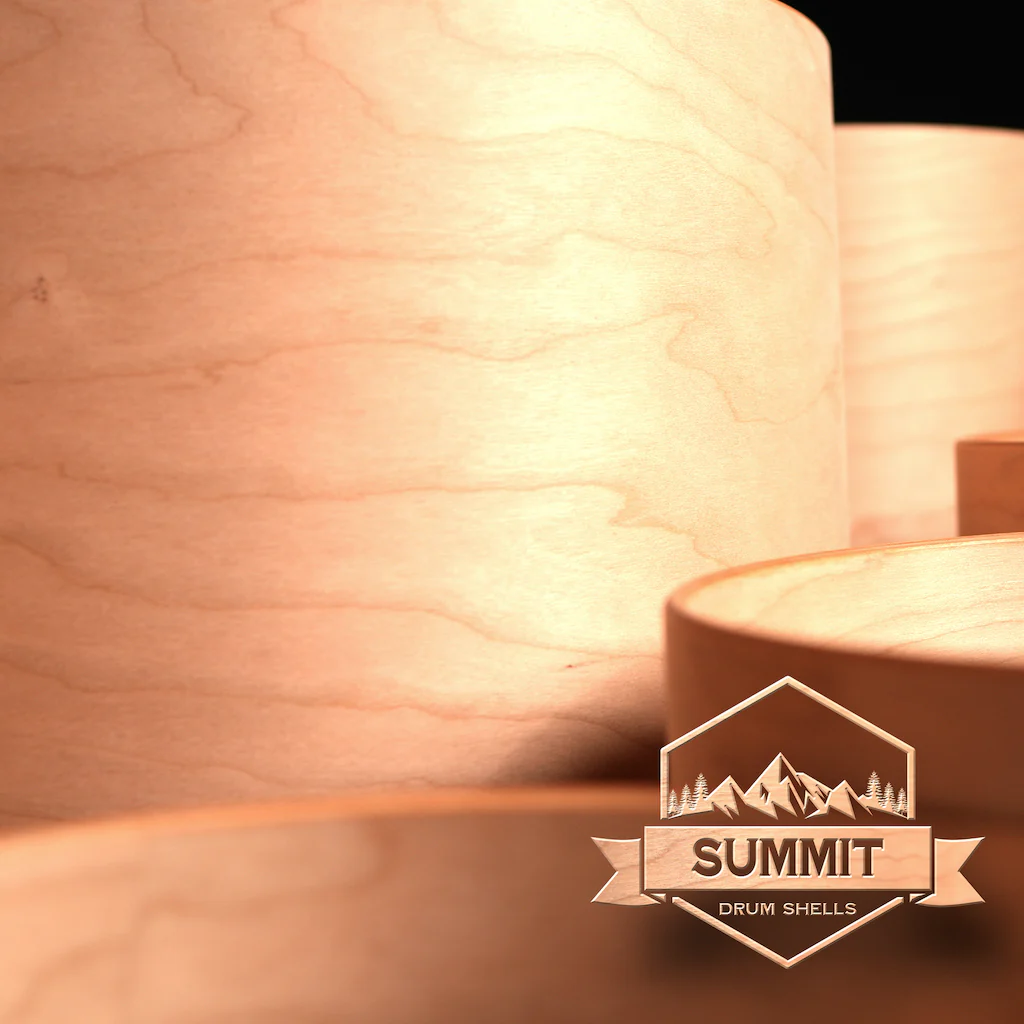 Summit Drum Shells - Cherry Sizes 8 - 22'' - Image 6