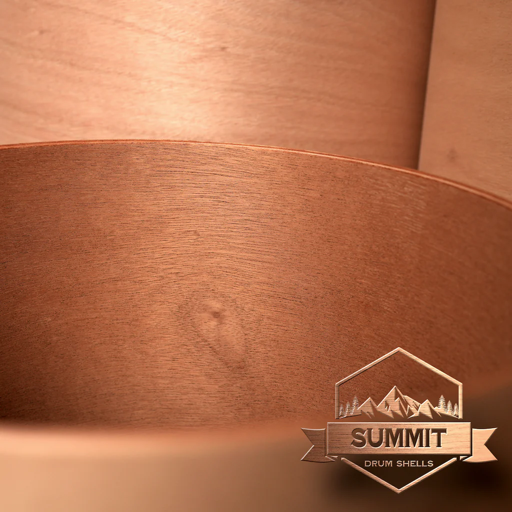Summit Drum Shells - Mahogany Sizes 8 - 22'' - Image 11