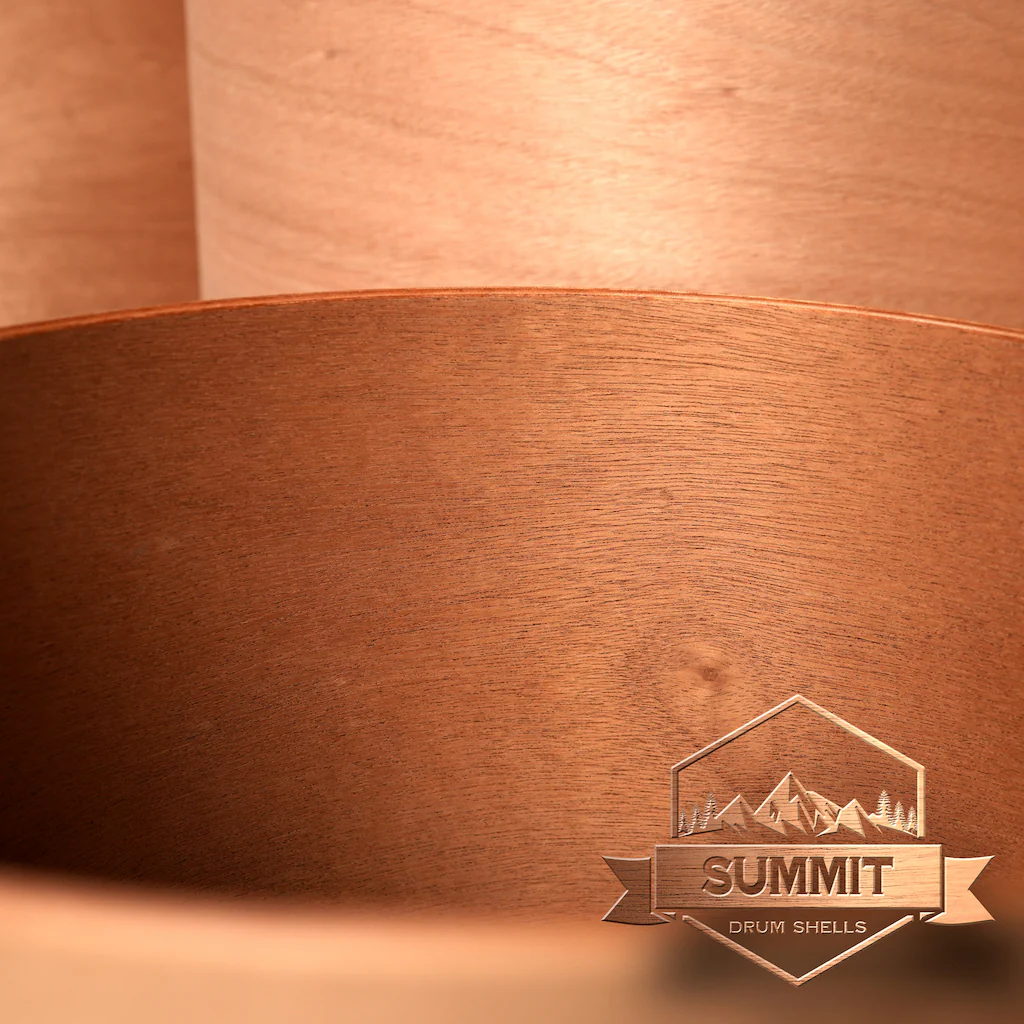 Summit Drum Shells - Mahogany Sizes 8 - 22'' - Image 12