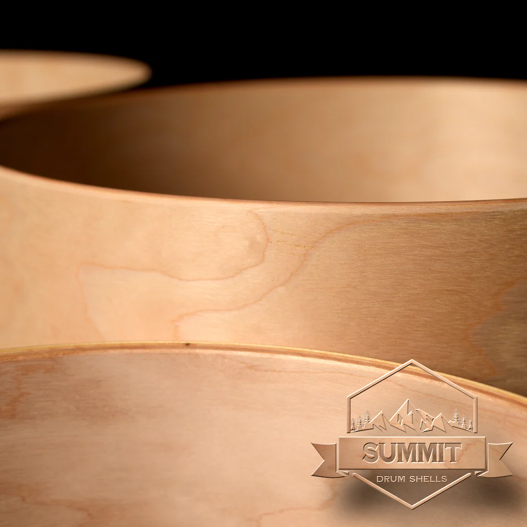 Summit Drum Shells - Maple Sizes 8 - 22'' - Image 13