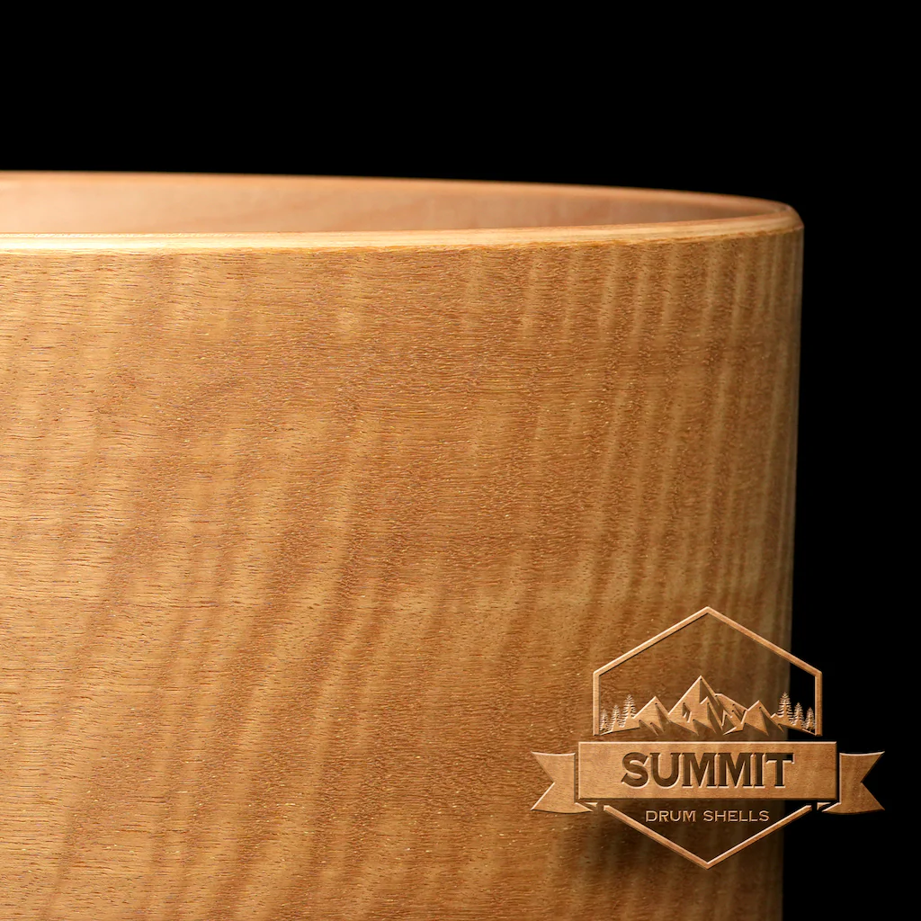 Summit Drum Shells Maple with Figured Maple Veneer Snare - Image 3