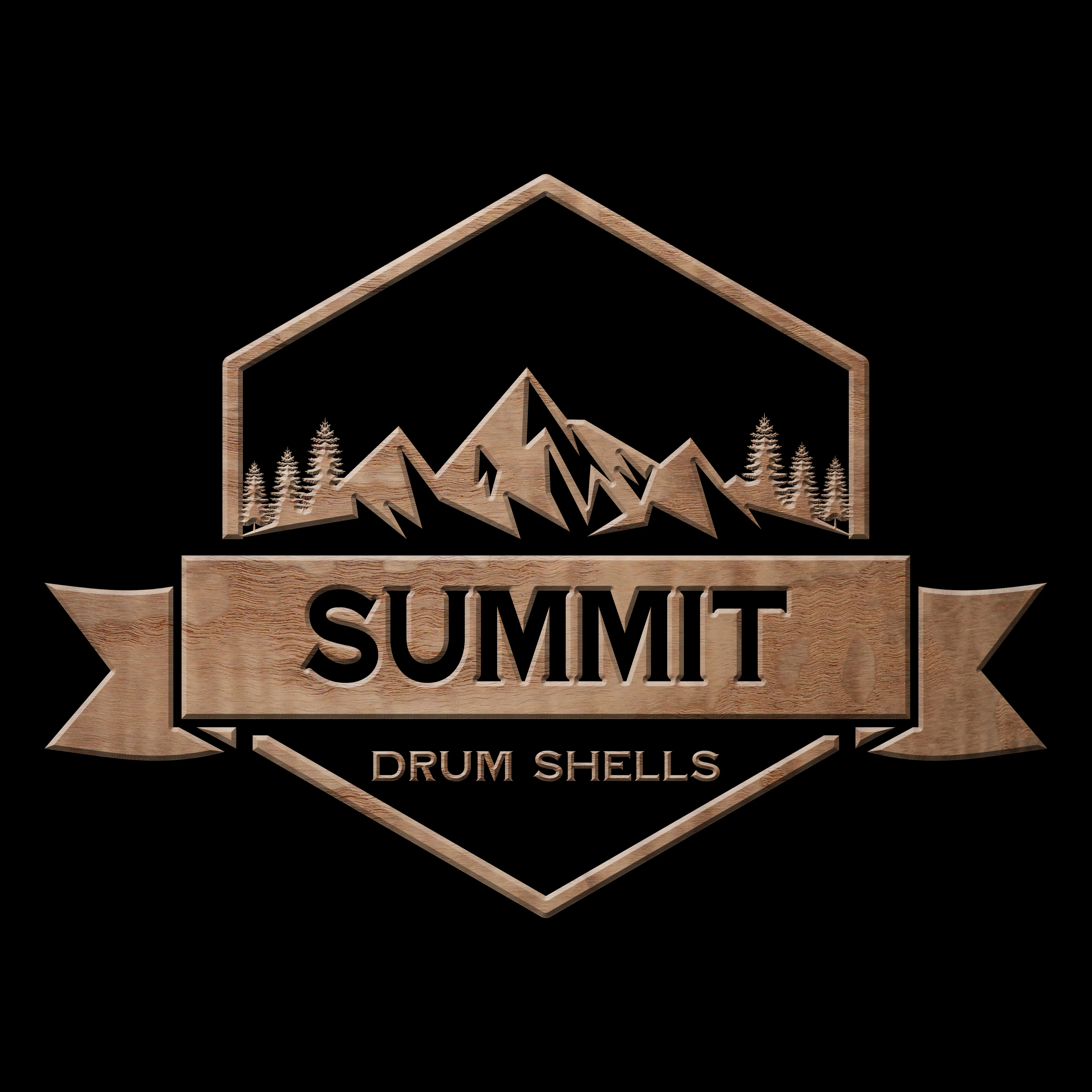 Summit Drum Shells Maple with Tamo Ash Veneer Snare - Image 7