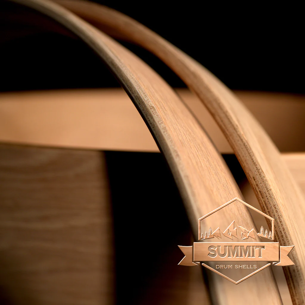 Summit Drum Shells - Oak Sizes 8 - 22'' - Image 15