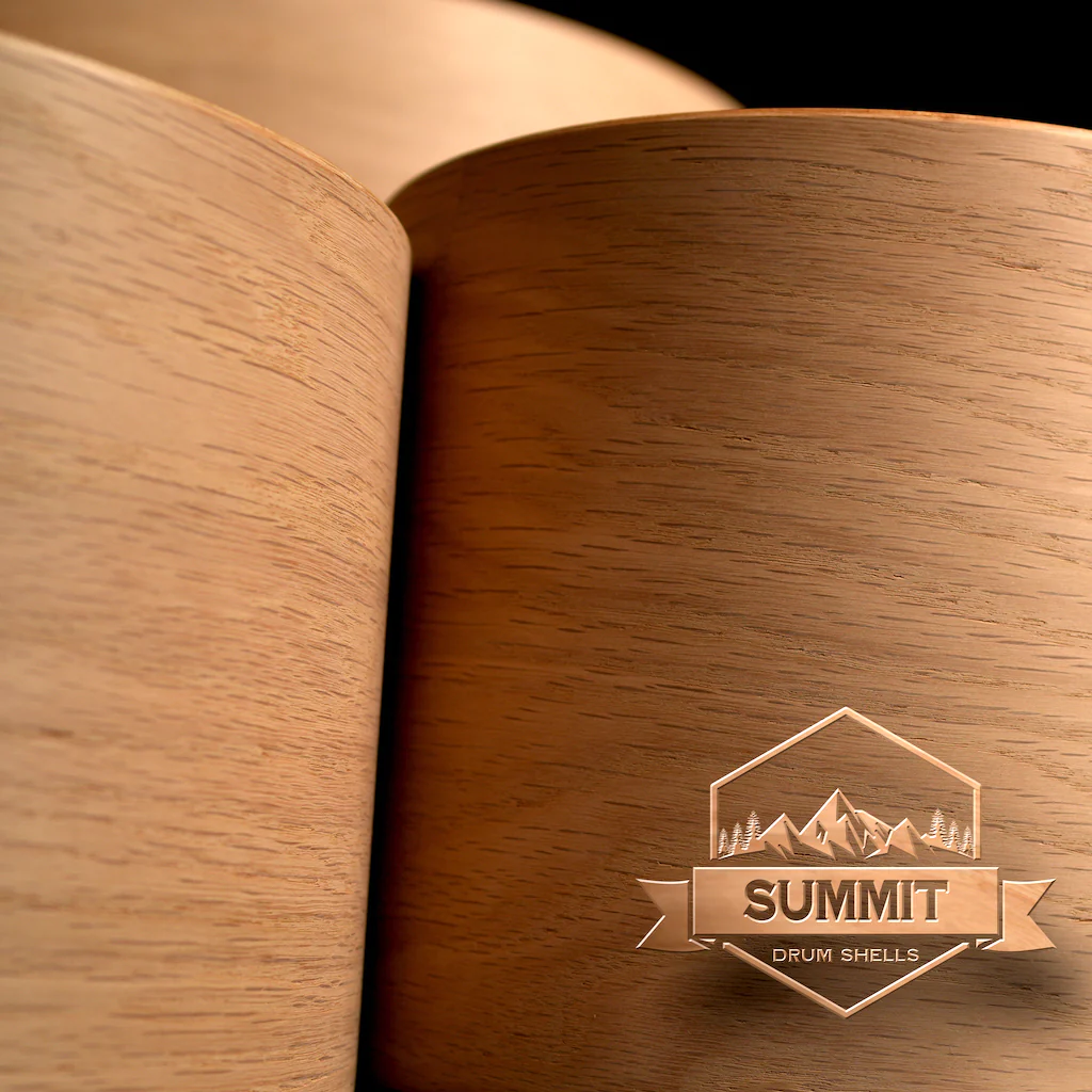Summit Drum Shells - Oak Sizes 8 - 22'' - Image 20