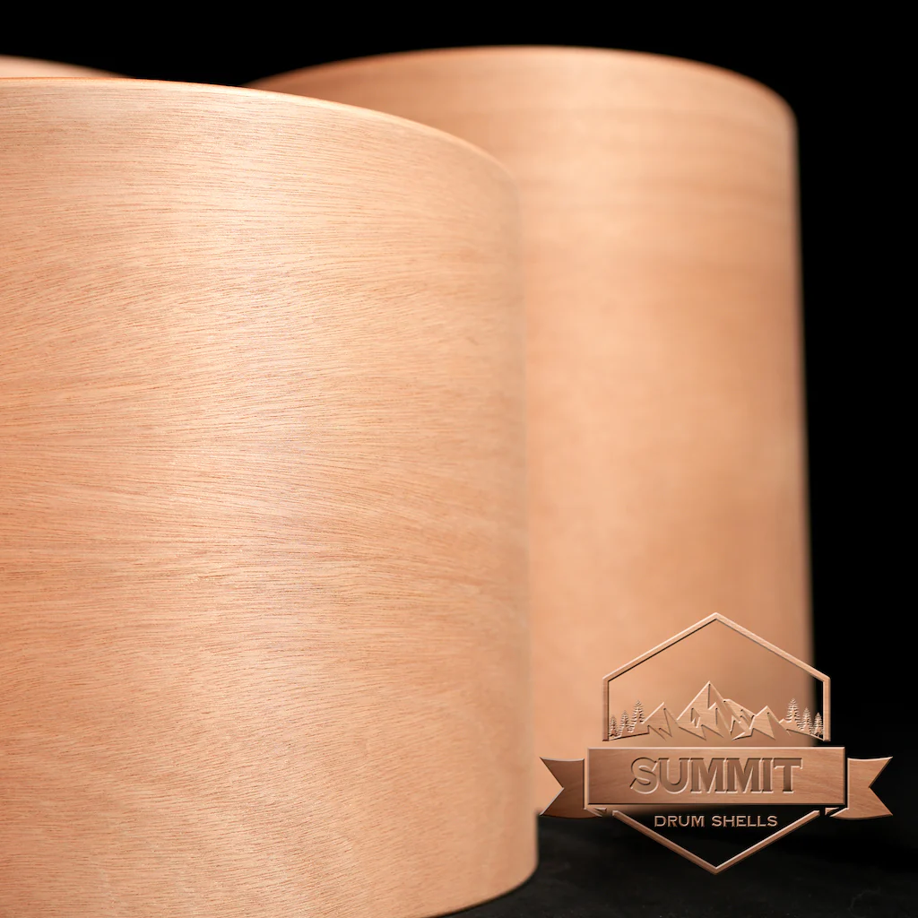 Summit Drum Shells - Okoume Sizes 8 - 22'' - Image 10