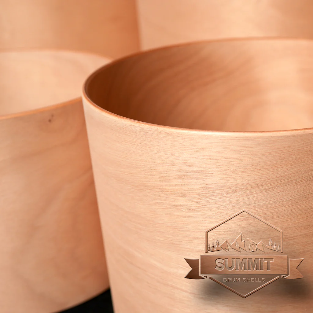 Summit Drum Shells - Okoume Sizes 8 - 22'' - Image 21