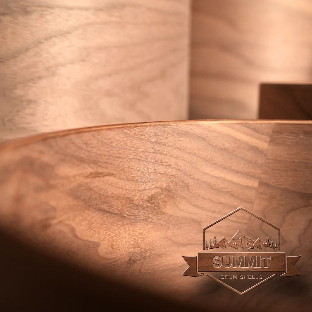 Summit Drum Shells - Walnut Sizes 8 - 22'' - Image 16