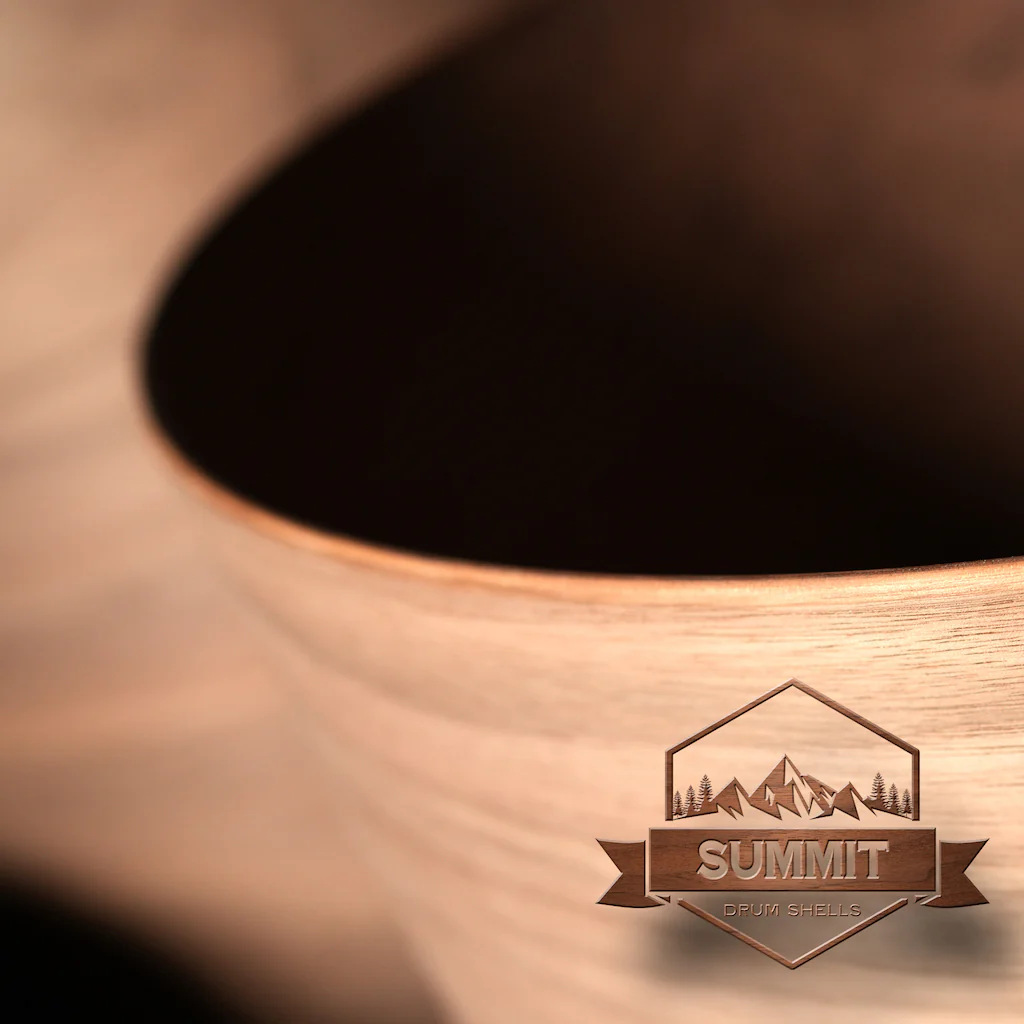 Summit Drum Shells - Walnut Sizes 8 - 22'' - Image 17
