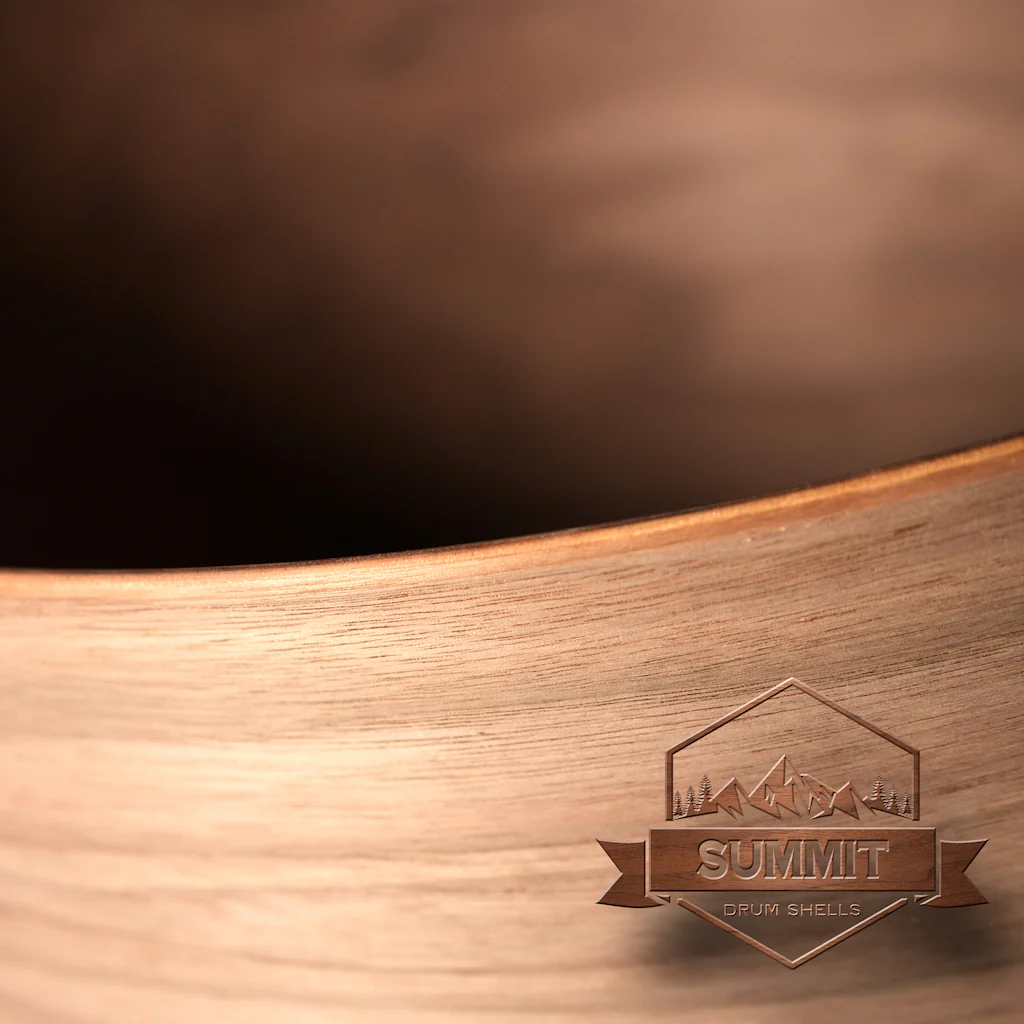 Summit Drum Shells - Walnut Sizes 8 - 22'' - Image 18